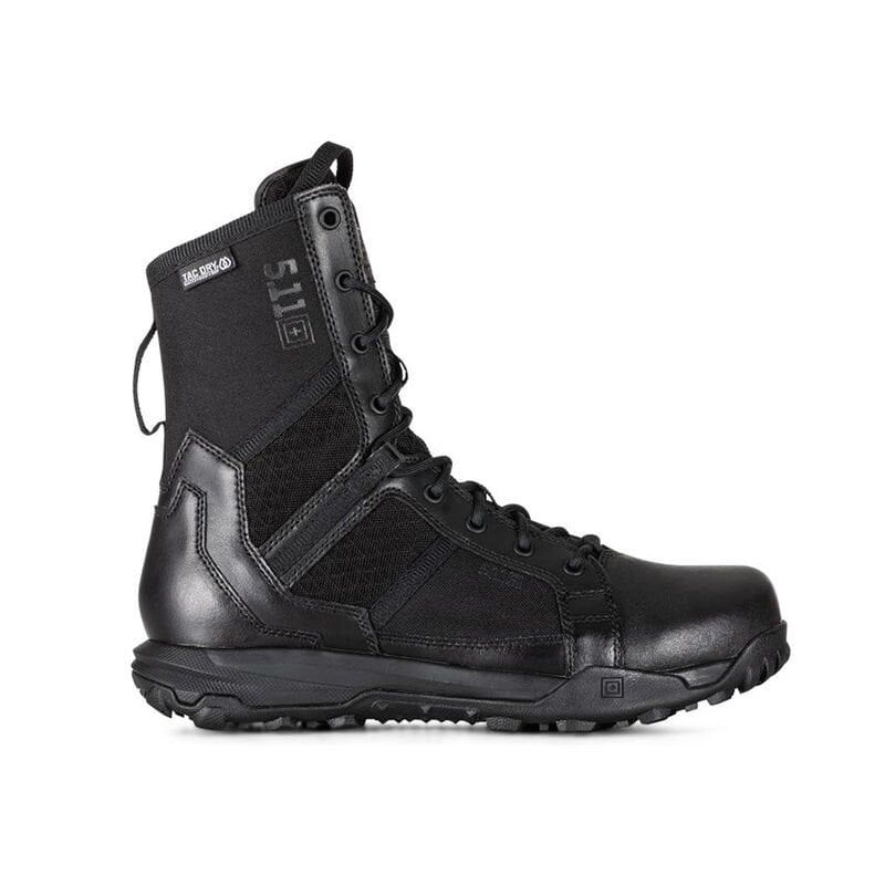 12444-1 5.11 A/T 8'' WATERPROOF SIDE ZIP BLACK BOT