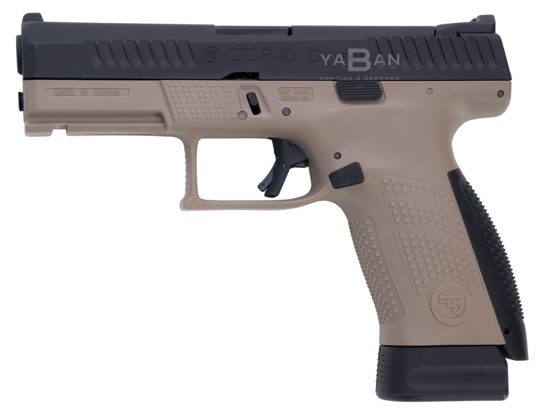 19923 ASG CZ P-10C BLACK-FDE BLOWBACK AIRSOFT TABANCA