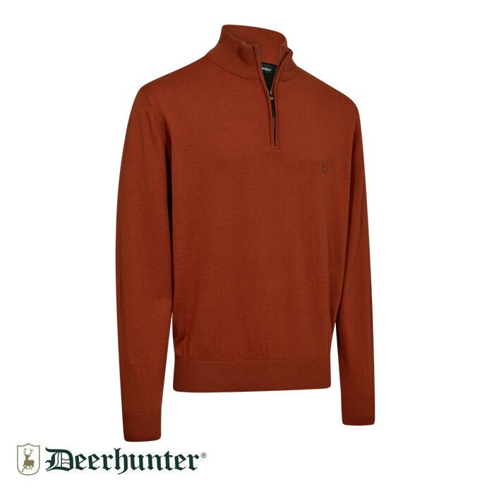 c853ce70-2a35-4fbb-9a28-51e1d78cbf42 DEERHUNTER Harrington Fermuarlı Kahve Kazak L