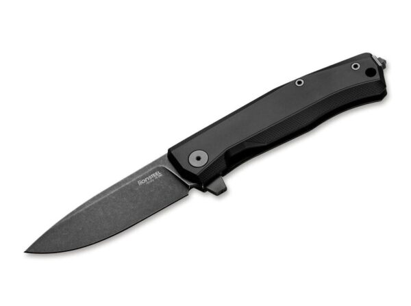 Lionsteel MT01A BB Myto Old Black M390 Blade, Black Aluminum Handle Çakı