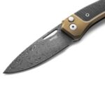 Lionsteel Twain Damascus - Bronze Titanium / Carbon Fiber Çakı