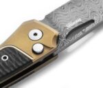 Lionsteel Twain Damascus - Bronze Titanium / Carbon Fiber Çakı