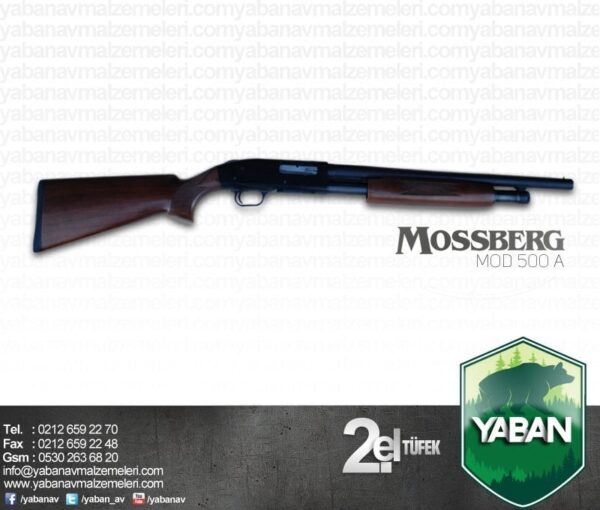 MOSSBERG MOD. 500A AHŞAP POMPALI AV TÜFEĞİ / 47 CM / 2.EL