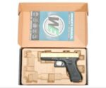 WE GLOCK 17 GEN3 TITANIUM GOLD BLOWBACK AIRSOFT TABANCA