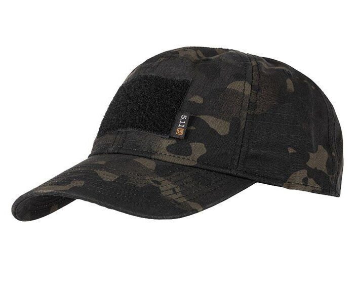 89063-2 5.11 FLAG BEARER CAMO BLACK MULTICAM ŞAPKA
